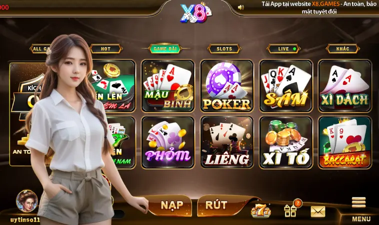 Game bài X8: Khởi nguồn đam mê, đỉnh cao săn thưởng Game bài X8: Khởi nguồn đam mê, đỉnh cao săn thưởng
